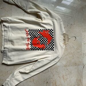 Love On Tour Cream Sweater